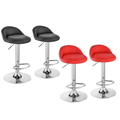 Bar stools faux leather - 2x,