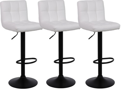 Set white bar - set, stools