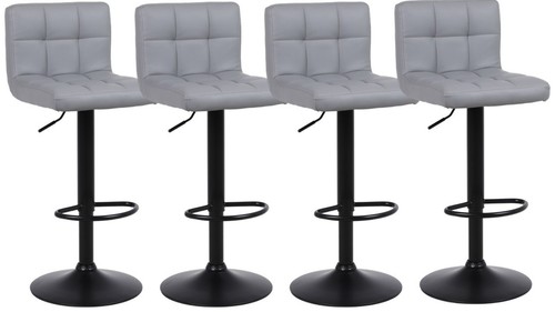Grey bar stools breakfast - 4,