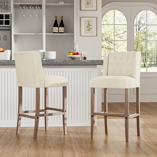 Linen bar stools breakfast - stools,