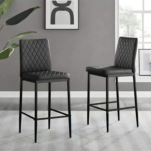 2pcs bar stools - 2pcs, pu