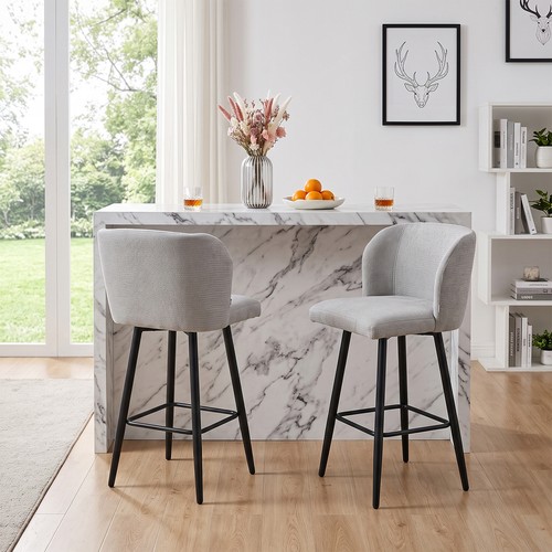 2pcs grey chenille bar - grey,