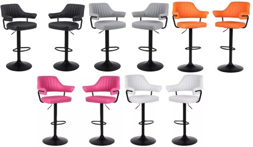 Set plush bar stools gas - of,
