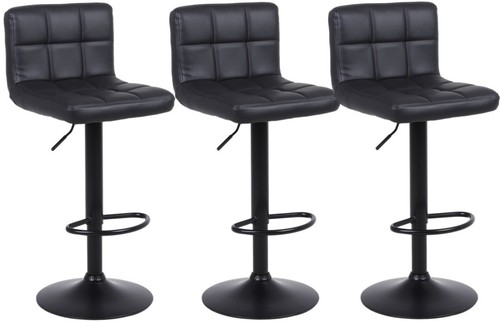 Black bar stools breakfast - 3,