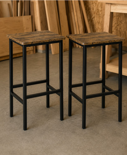 Metal bar stools vintage - metal,
