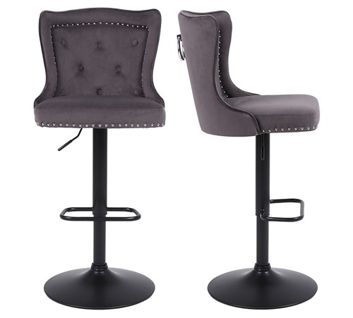 Luxury velvet bar - bar, stools