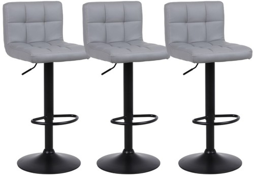 Set grey bar stools - of, 3